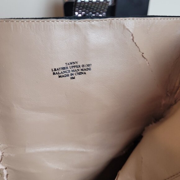 Y2K Vibe Paris Hilton Black Suede Silver Metallic Ankle Boots Size 9 Tawny Heels - Picture 12 of 16